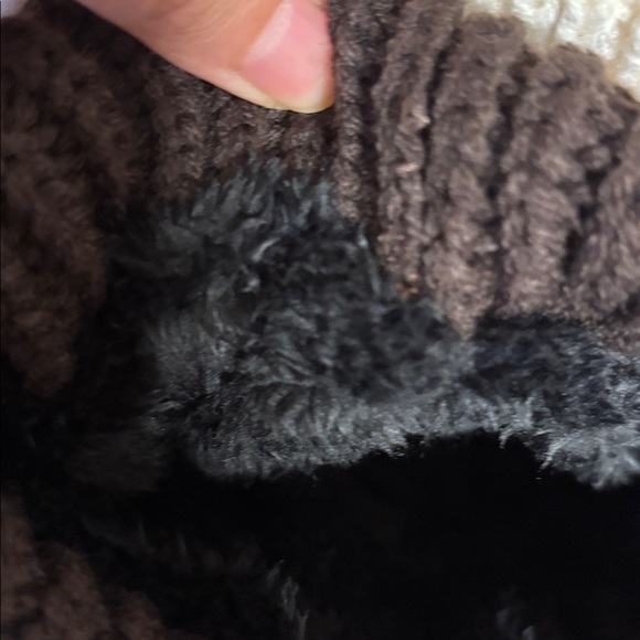 2Pack Thermal Plush Lining Cable Knit Beanie Hat Canada weather Gear-Off white - Picture 10 of 12